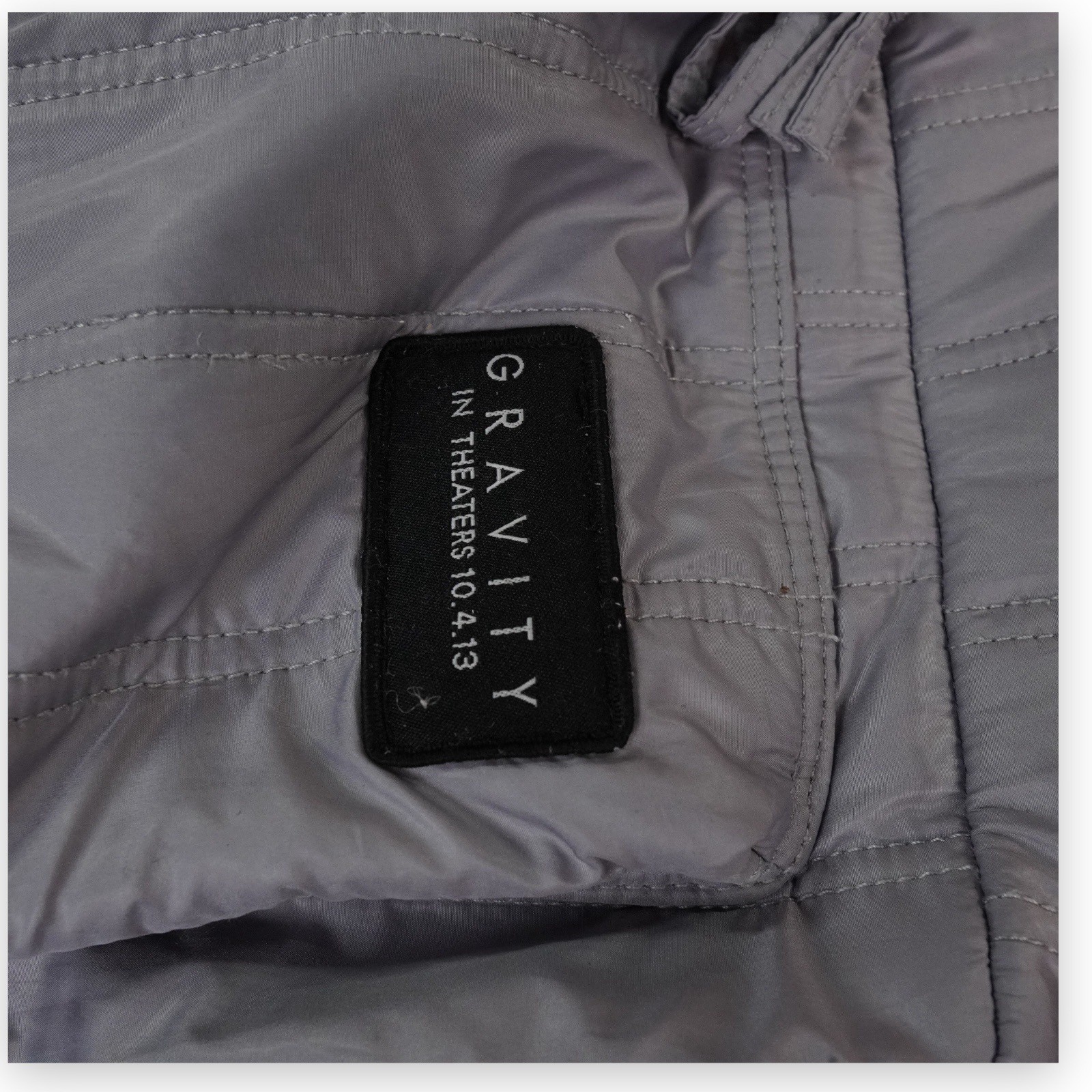 Gravity Movie Backpack Warner Bros 2013 Promo Padded Sci-Fi Collectible Bag
