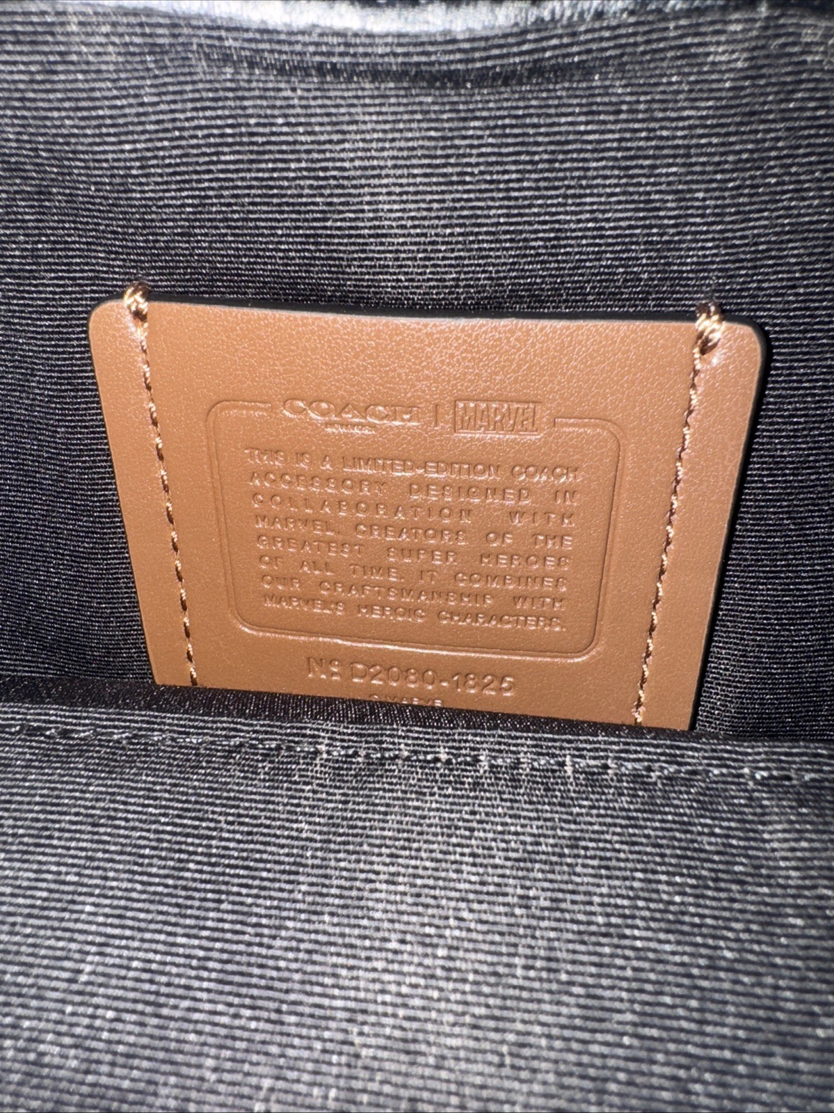 Coach Marvel Large Pouch with Black Panther Limited Edition