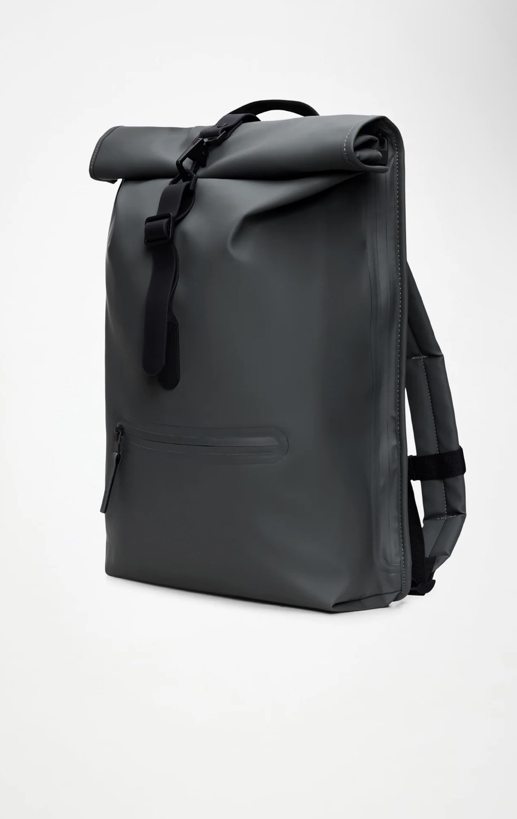 RAINS Rolltop Rucksack / black / waterproof / *BRAND NEW*