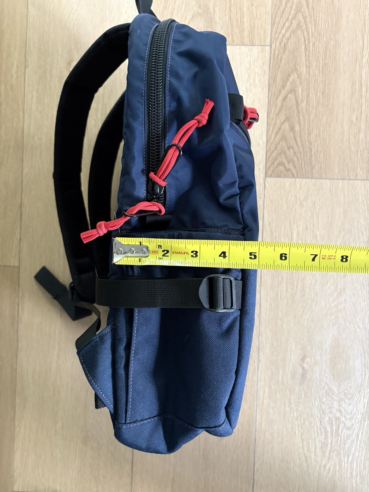 Topo Designs Standard Pack Backpack Navy Blue Laptop 22L EUC Discontinued