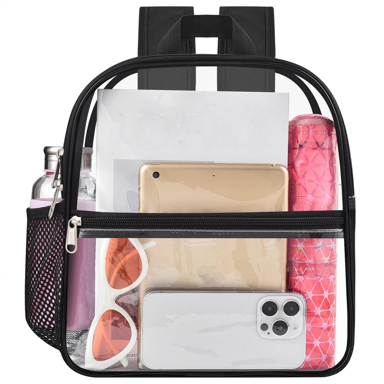 Clear Stadium Backpack 12x6x12 Waterproof for Events, Concerts, Sports