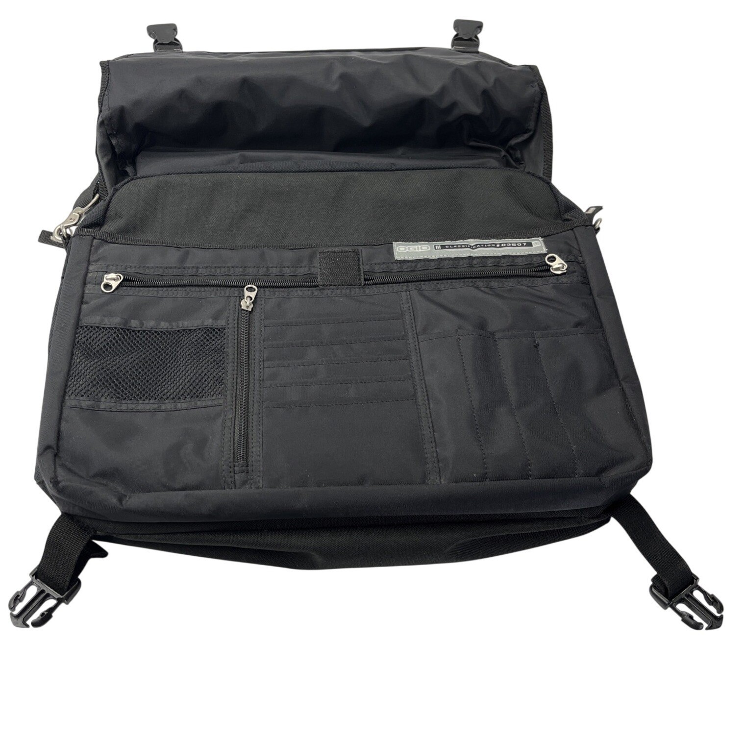 OGIO Native Messenger Bag Mens OS Black Excellent Urban Commuter Laptop Bag