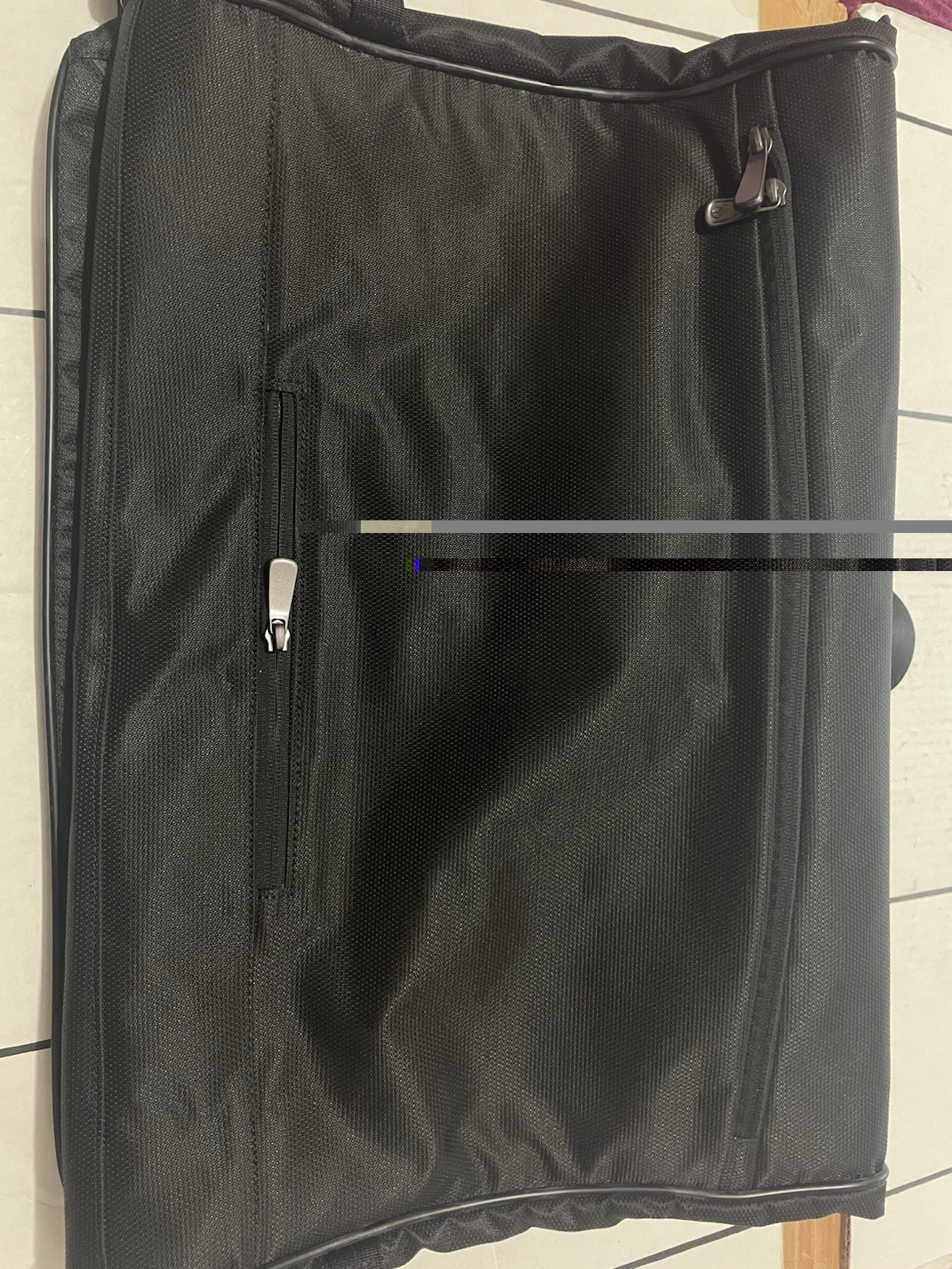 Tumi T-Tech 55336D Black Tri-Fold Nylon Travel Garment Bag Suit Bag Ballistic