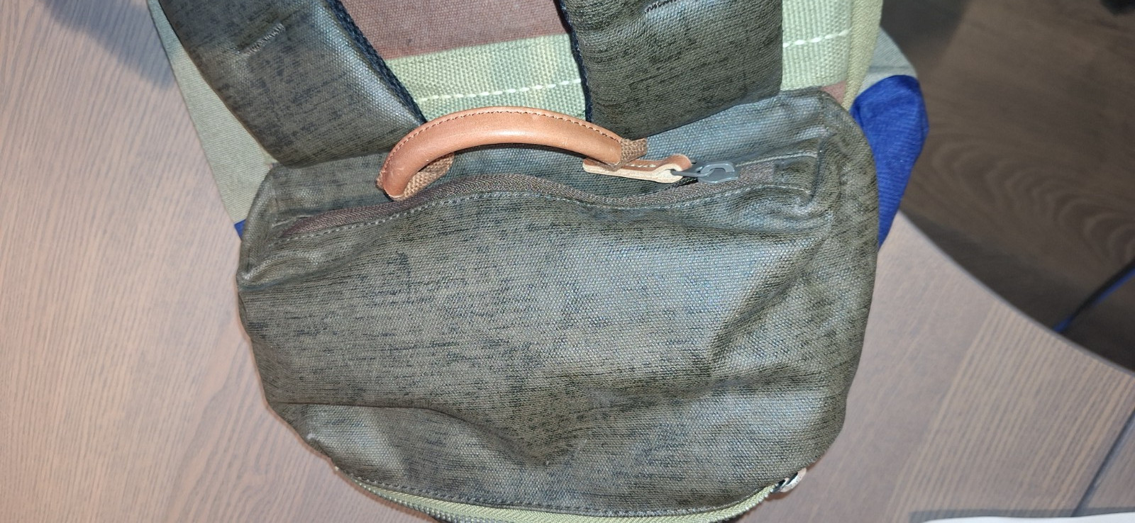 Unbranded (?) Backpack, Canvas + Leather, Heavy Duty, New