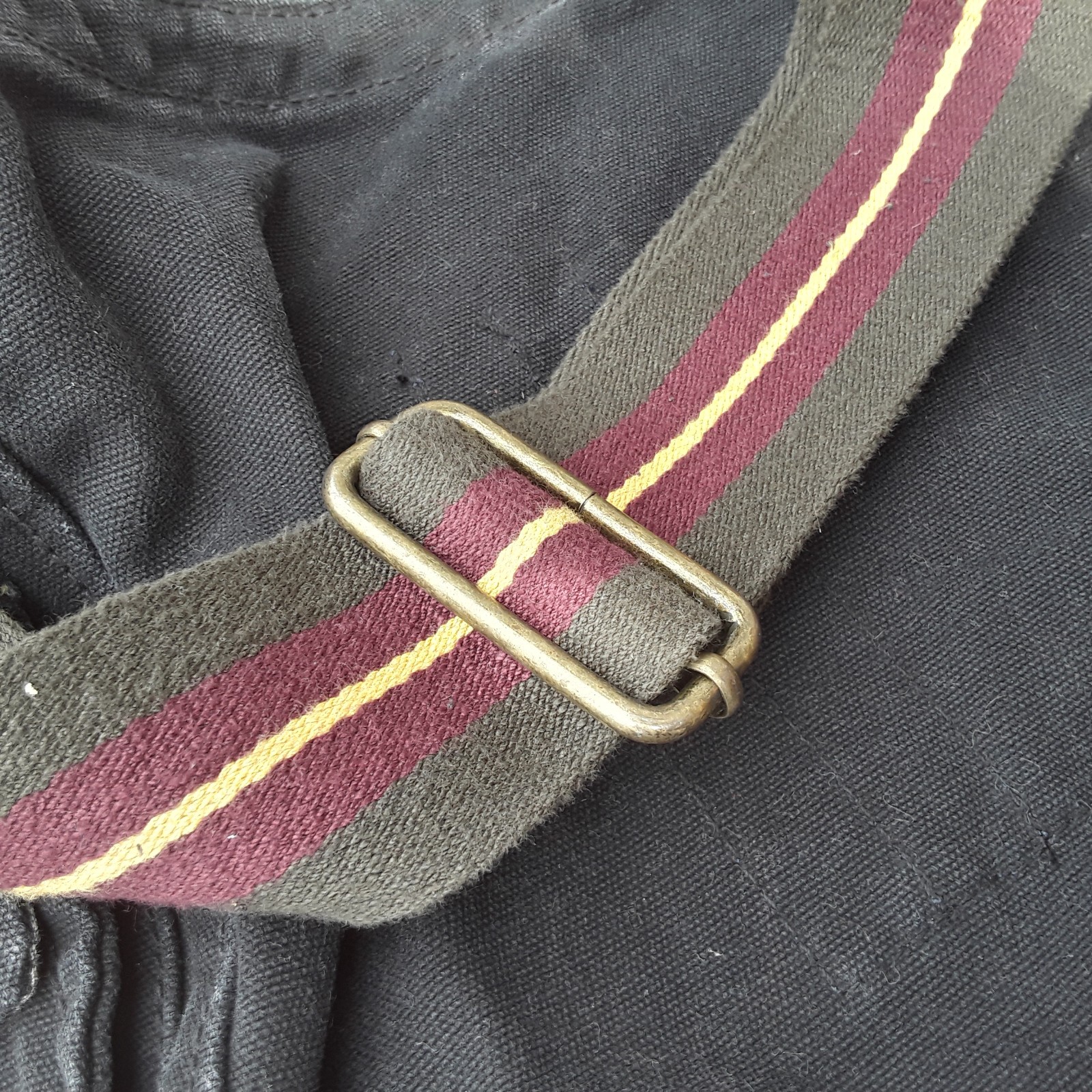 American Eagle Outfitters Y2K 90’s Canvas Messenger Bag Black Laptop Sleeve VTG