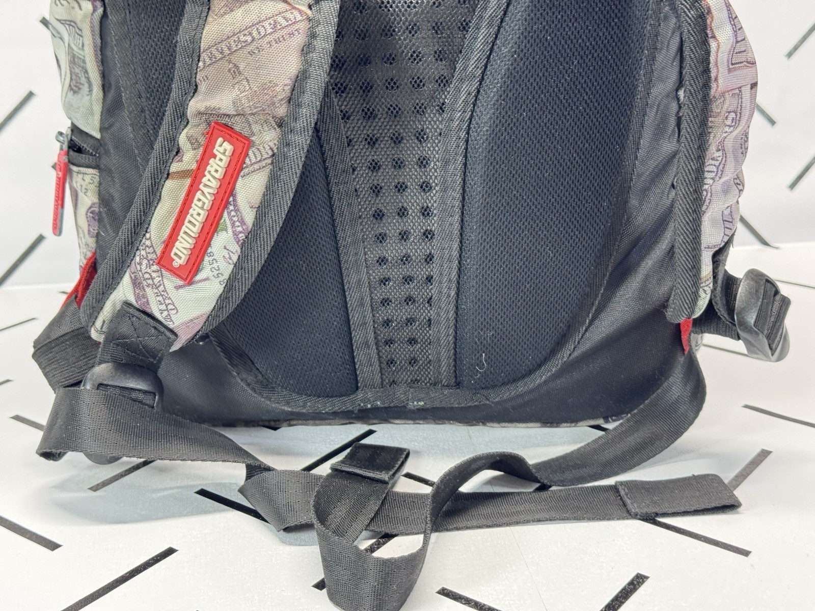 Rare 2015 SPRAYGROUND Iron Man Raining Money Marvel Backpack