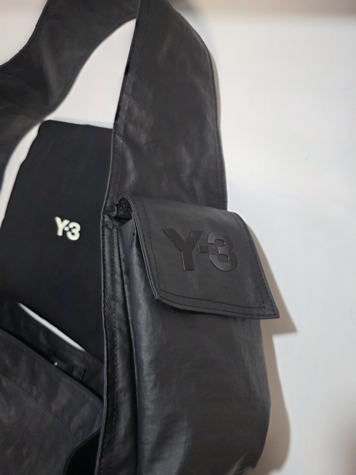 Y-3 Newspaper Bag Black