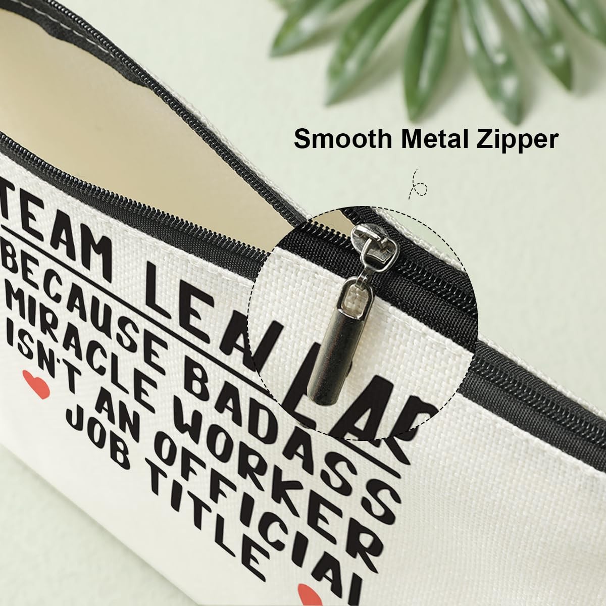 Leader Makeup Bag Cosmetic Travel Accessories Team 9.8 x 7 inch, White451