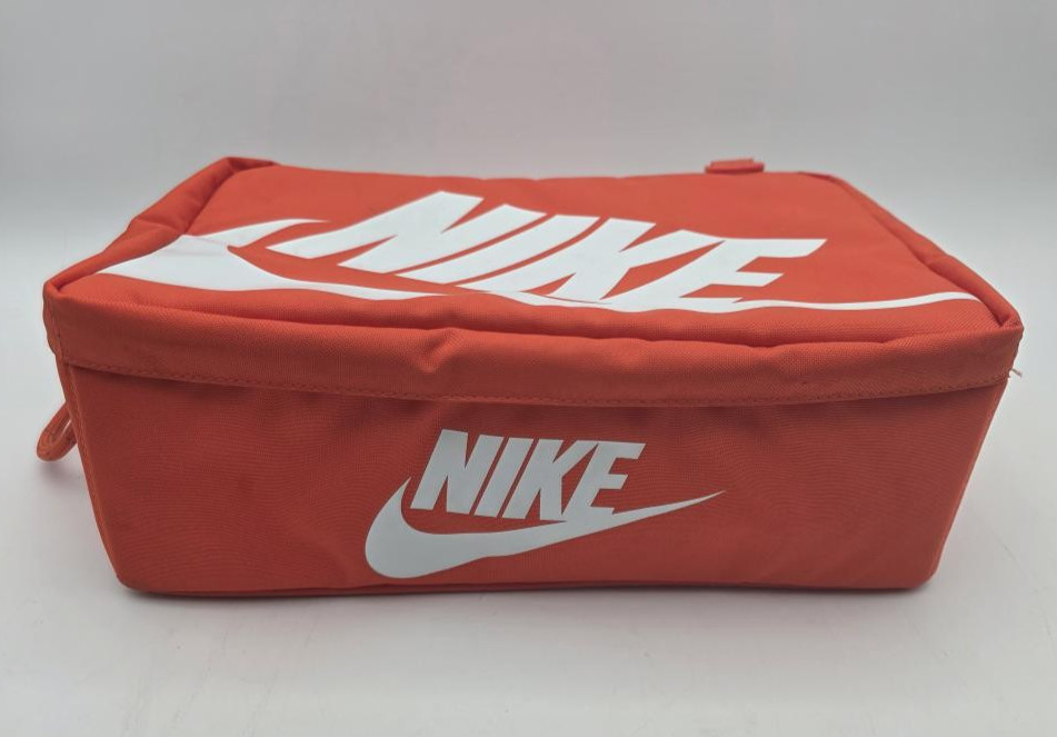 Nike AIR-SOLE Classic Style Orange Zipper Travel Shoe Sneaker Bag Case Shoebox