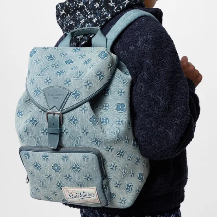 LOUIS VUITTON Montsouris Backpack Regular Men’s 12.5×7.4×15.7 in
