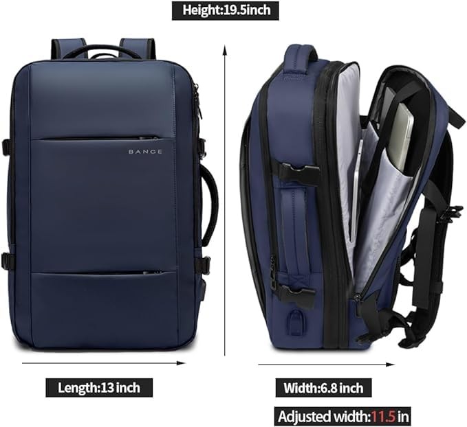 35L Expandable Carry on Travel Backpack, Airline Approved Laptop Daypack