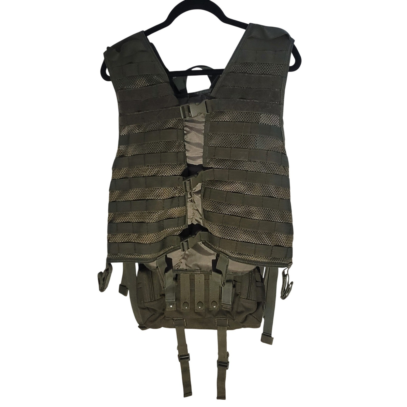 Condor Tactical Mesh Vest Mens OS Olive Drab MOLLE Modular Utility Pouch Buckle