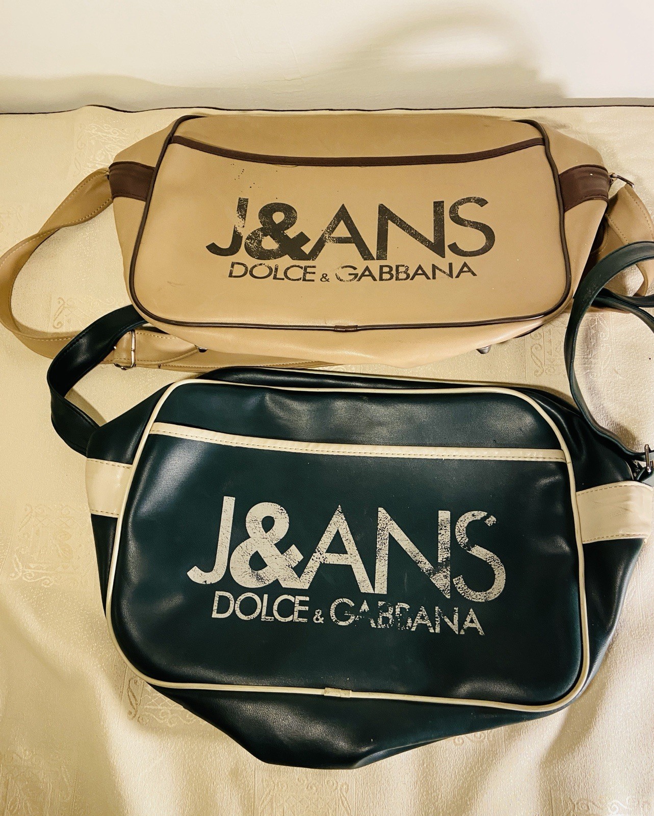 🔥Get Both!🔥RARE Vintage Dolce & Gabbana J&ANS Messenger Bag combo 90s