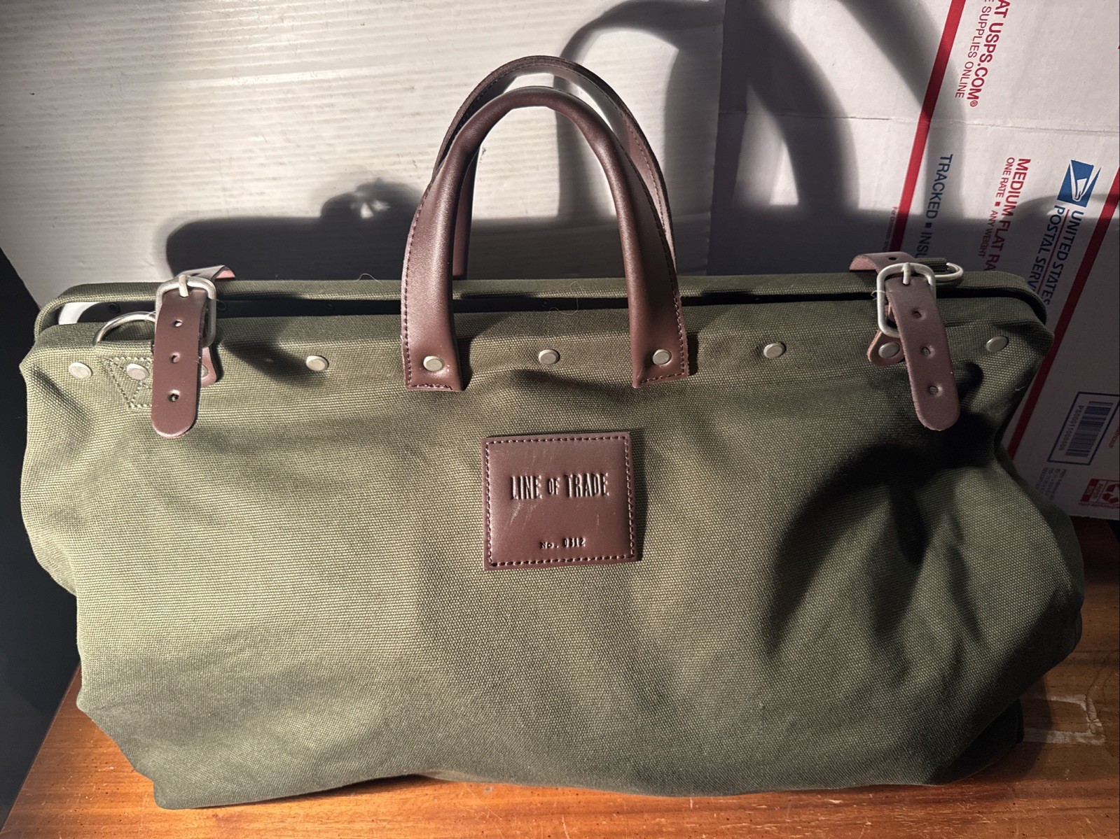 Line Of Trade Weekender Bag Canvas And Leather