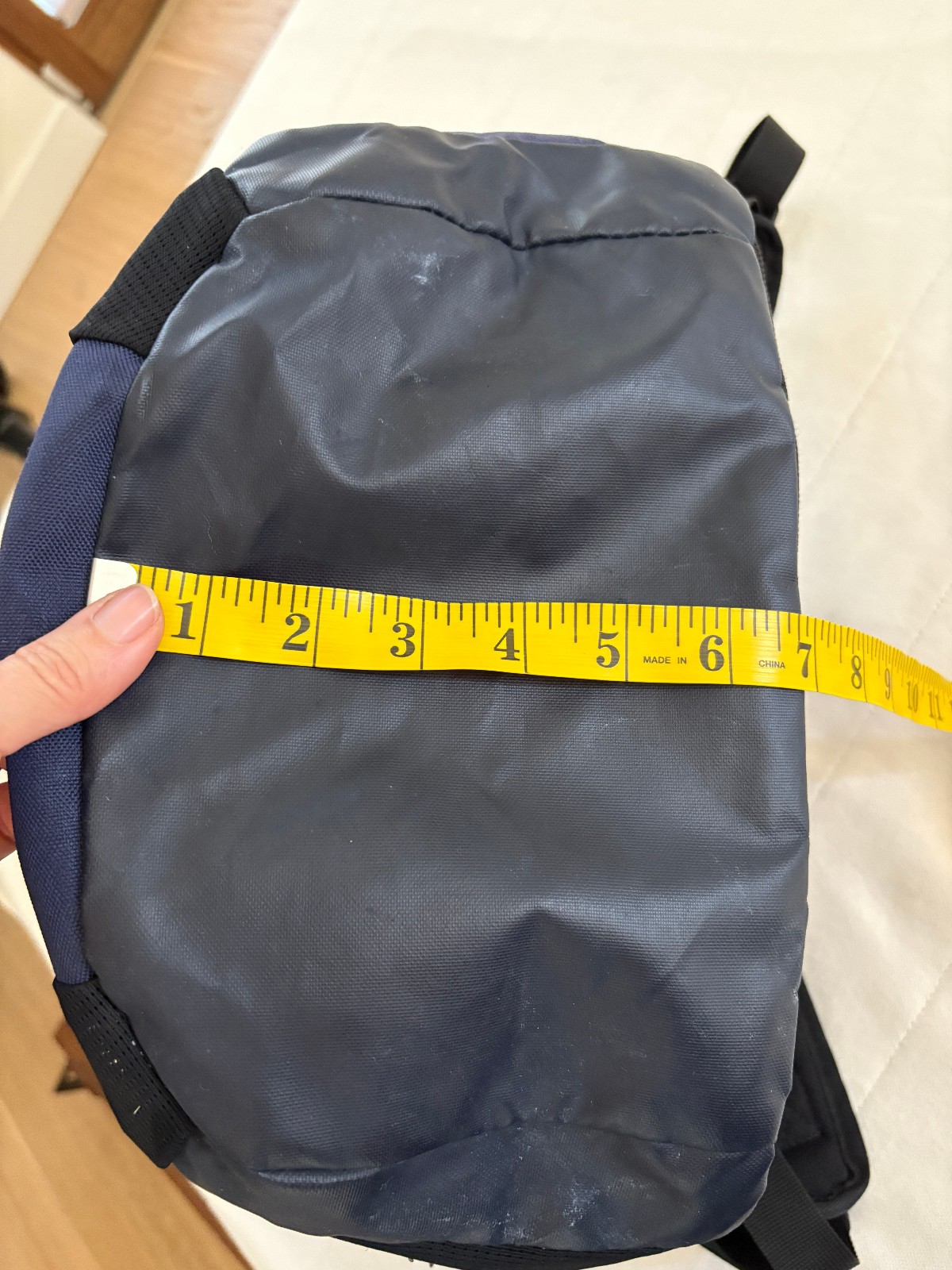 Nike Academy Team Backpack (30L). Soccer backpack, navy blue, used