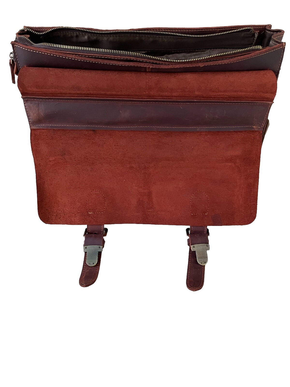 NEW 💼 Kattee Brown Leather Laptop Briefcase