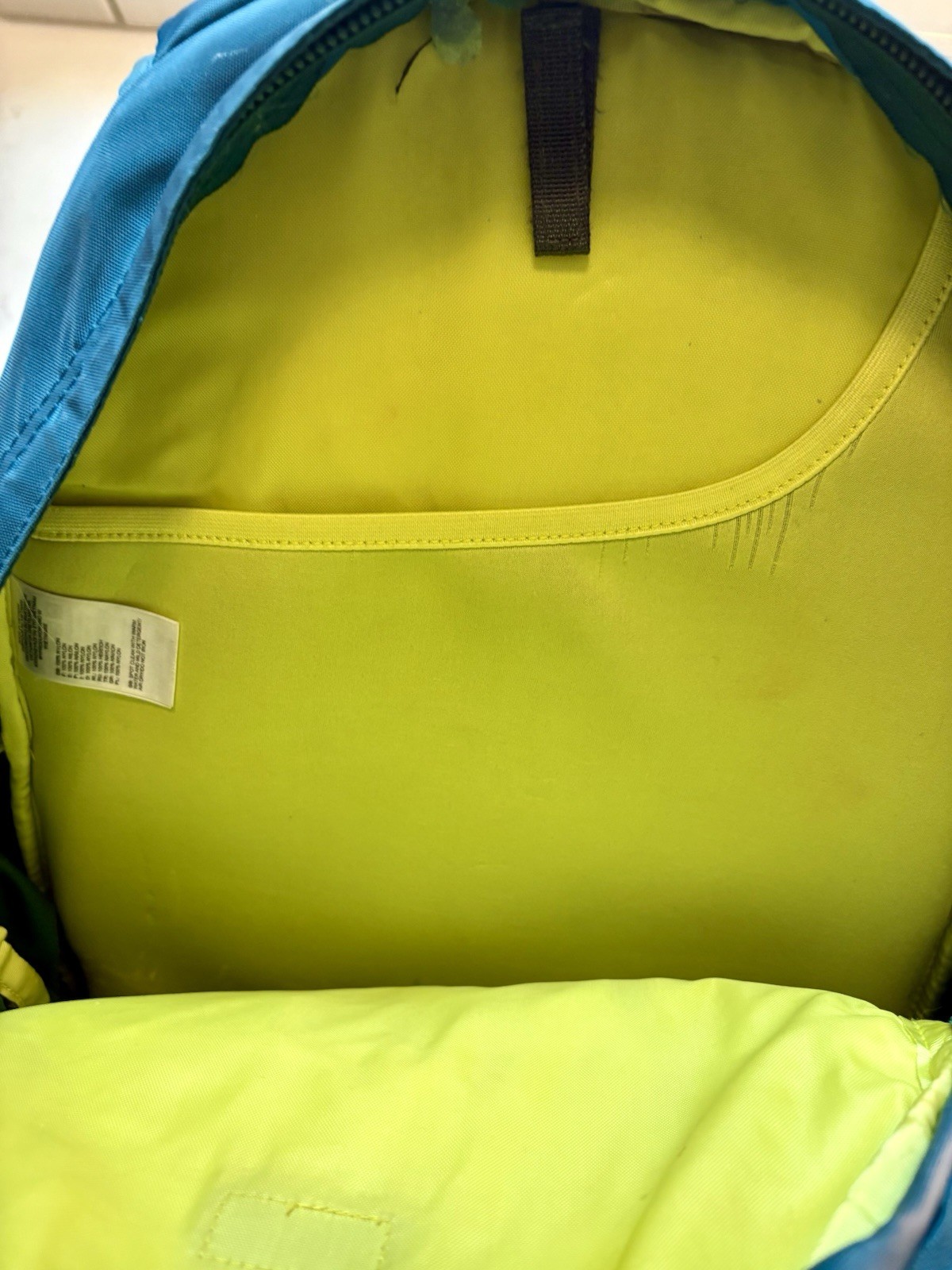 THE NORTH FACE Recon Backpack Chartreuse Teal Rare Color Laptop Pocket