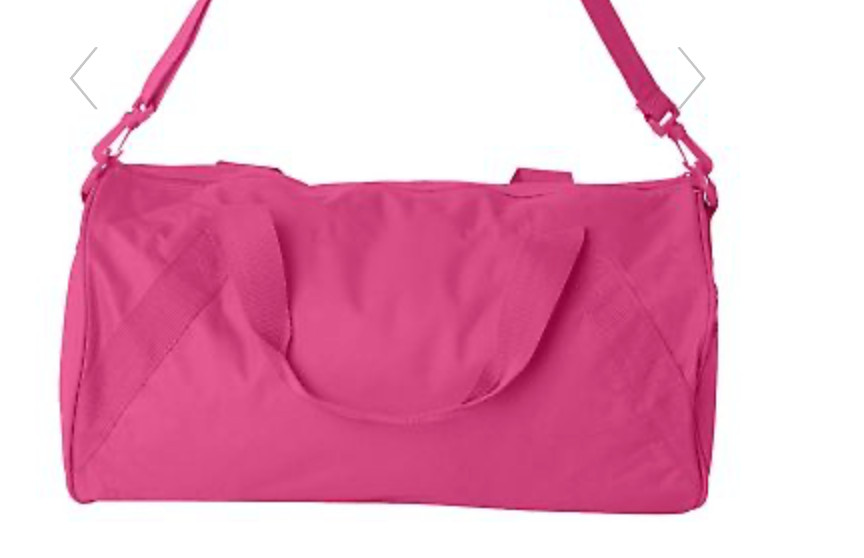 Liberty Bags 8805 Polyester Side Zipper Pocket Barrel Duffel Bag
