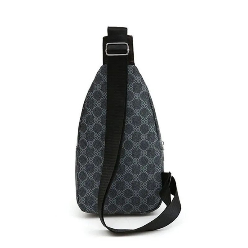 Men’s PU Leather Crossbody Chest Bag Different Colors