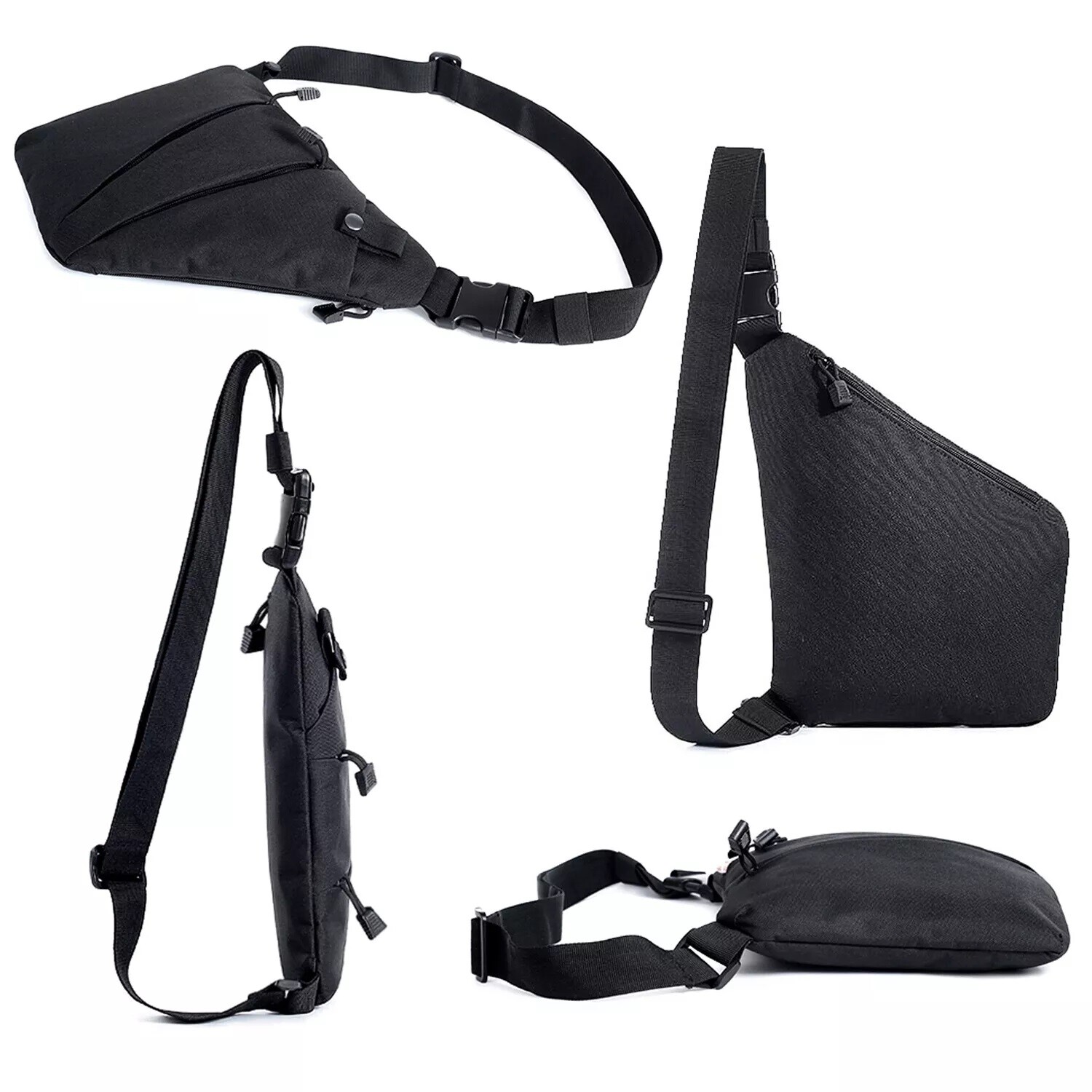 Small Sling Bag for Men Tactical Waterproof Utility EDC Crossbody Chest Bag