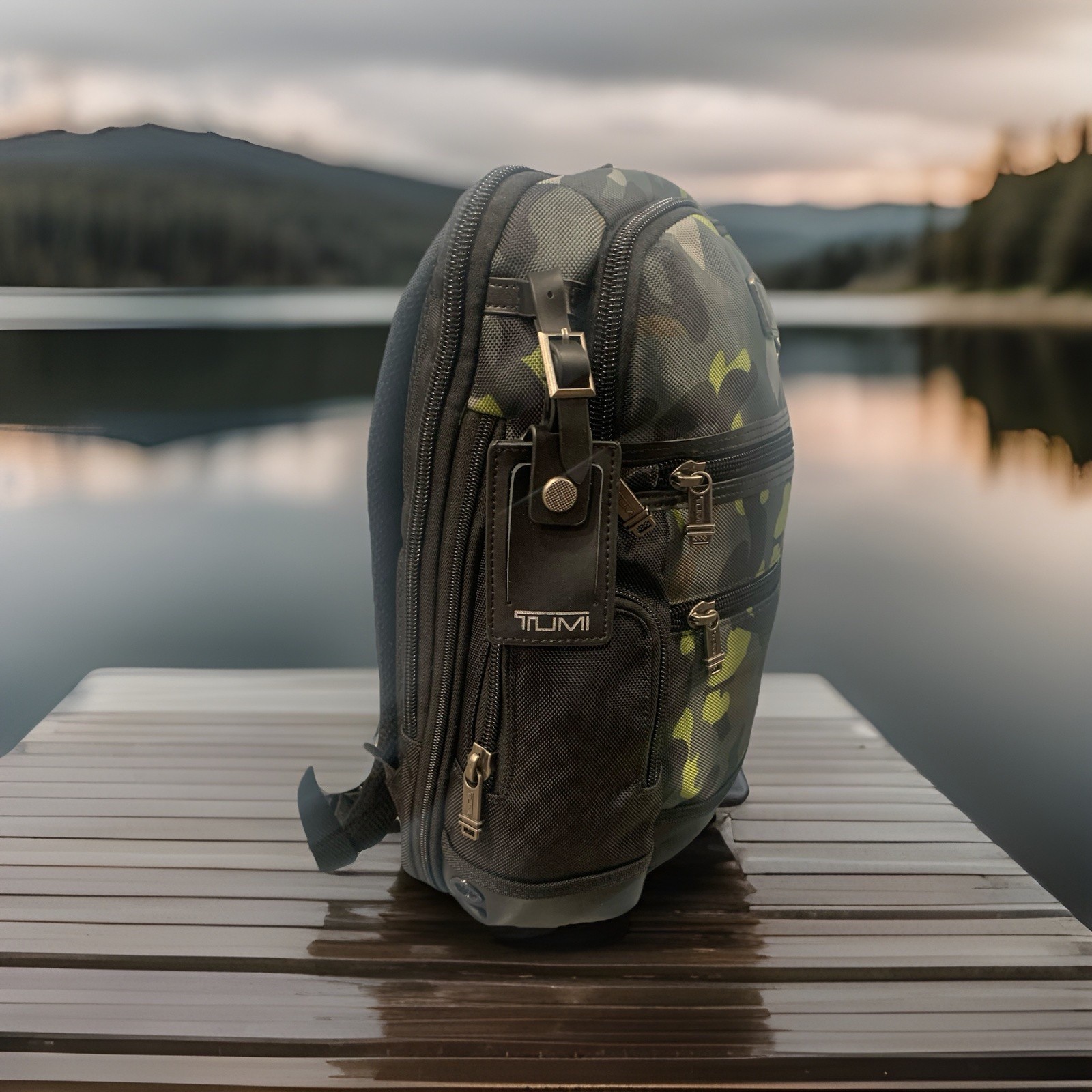 Tumi Alpha Bravo Knox Backpack Expandable. Limited Edition Camouflage Color
