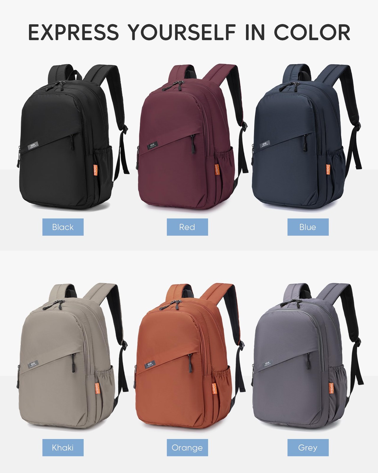 40x30x15cm Personal Item Bag Travel Backpack Carry On Flight Approved with An…