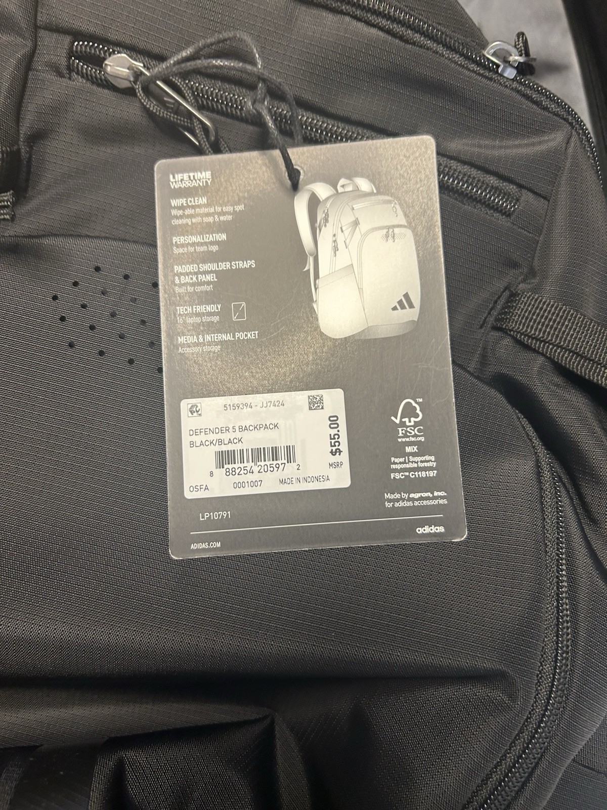 Adidas Defender 5 Backpack