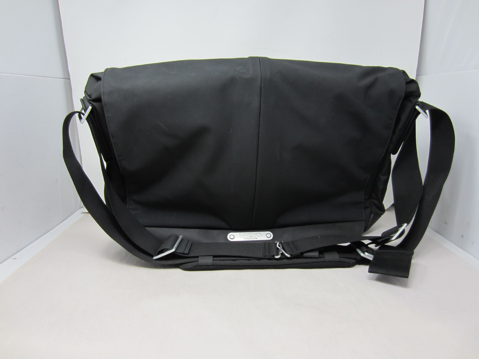 Brooks England Strand Waterproof Messenger Laptop Bag W/ Dimensions 19.5x12x4in