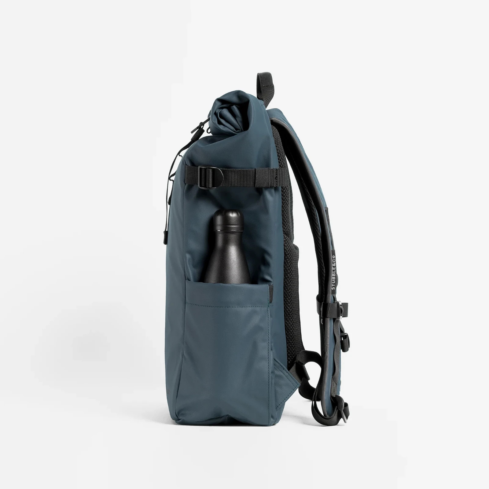 Stubble & Co The Roll Top Backpack Blue RTM3