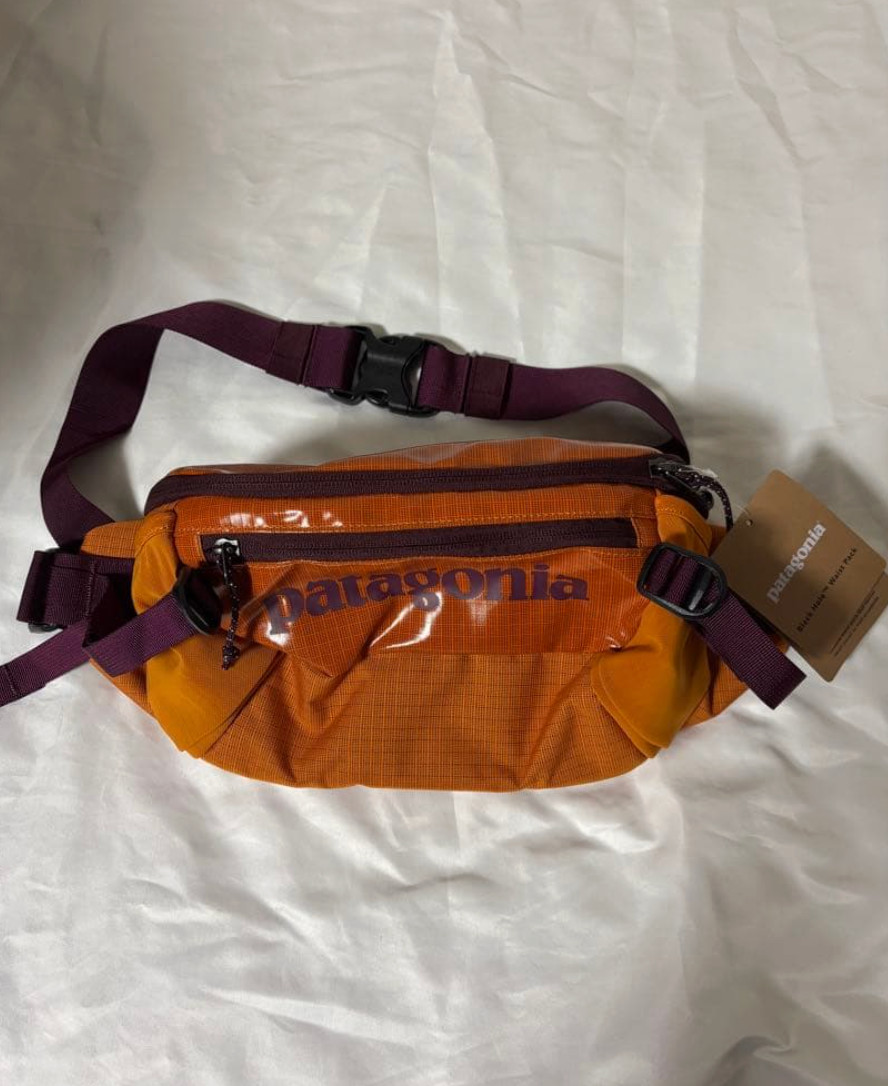 Patagonia Black Hole Waist Pack 5L Orange with Tags Fanny Pack Unused From Japan