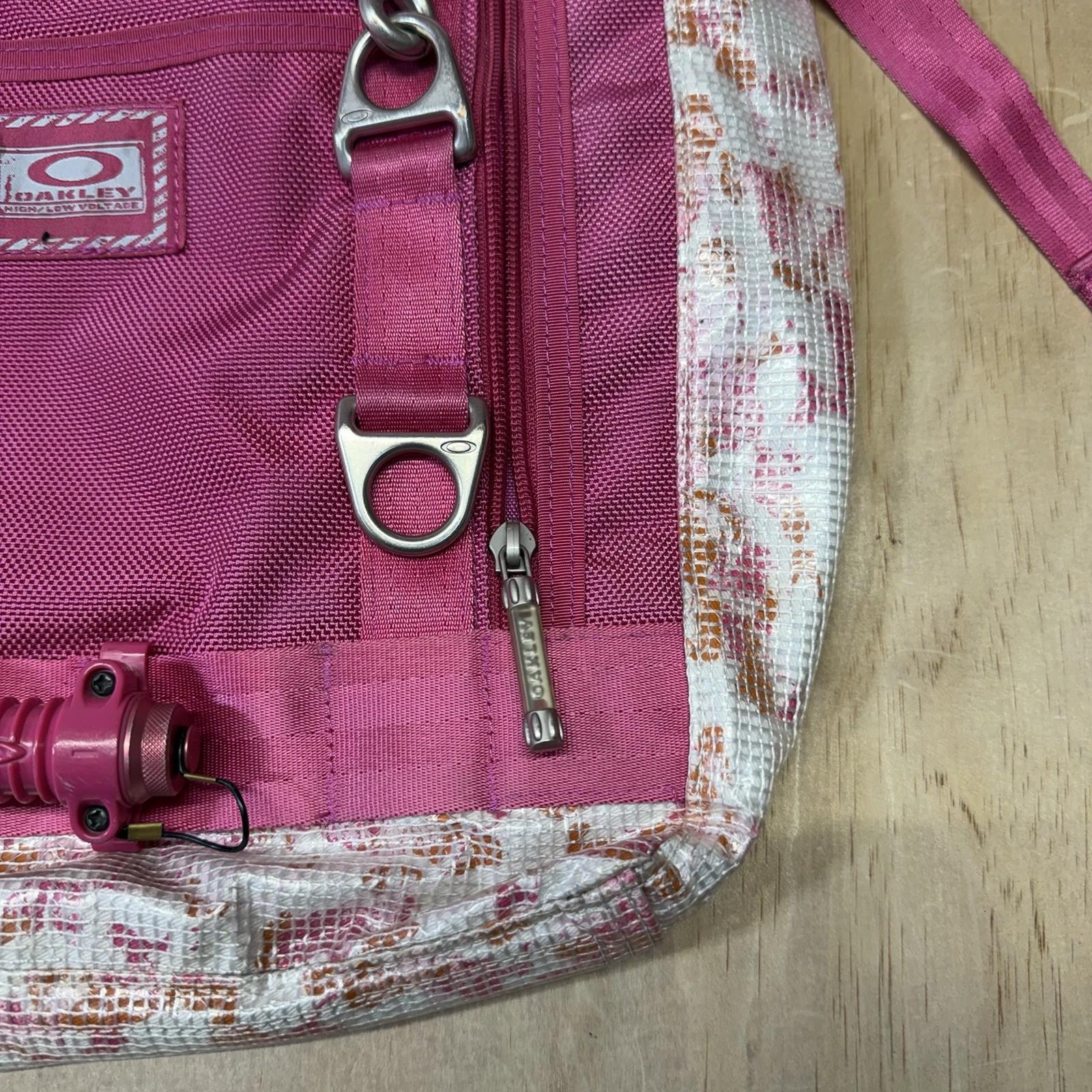 Vintage Pink Oakley High Low Voltage Y2K Commuter Bag Working Tested