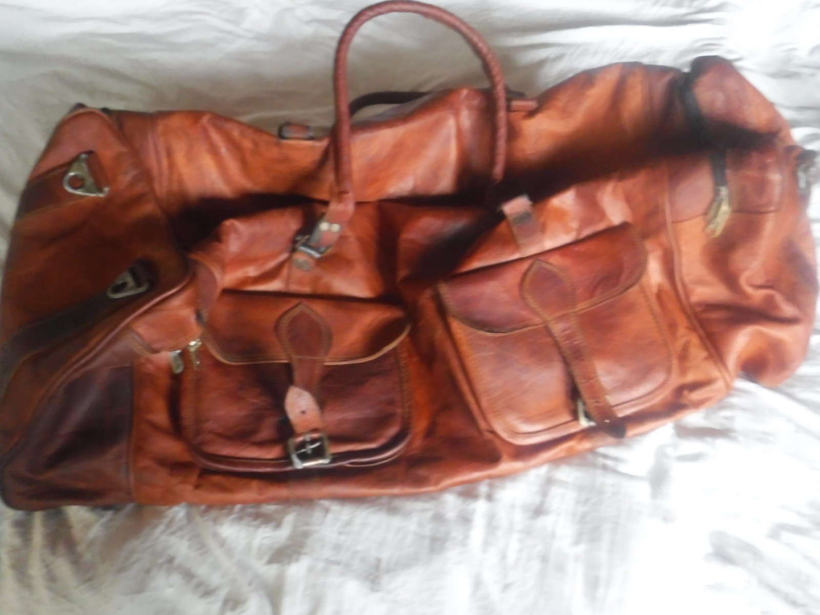 komals passion leather Duffle bag Super Heavy Dutty Bag See Remarks