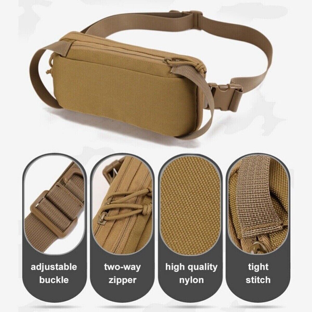 Multi-functional Running Fanny Pack Daily Cycling Mobile Storage Chest Bag