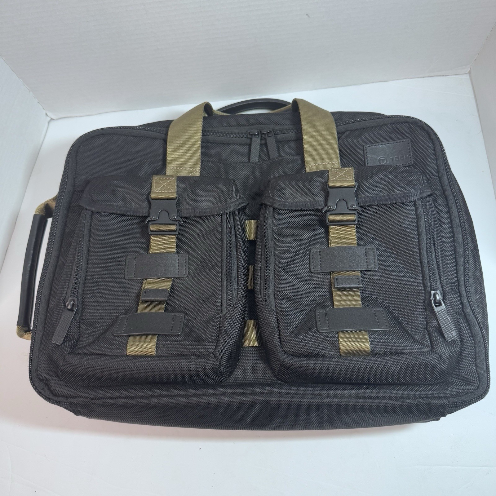 T-TECH by TUMI × TMT 3-way briefcase Business Back Nylon Leather Black Laptop