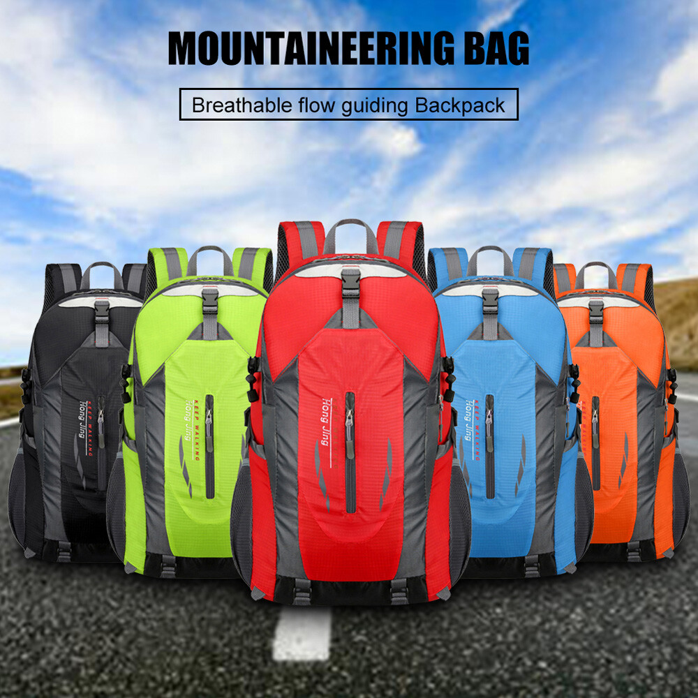 36L Nylon Travel Backpack Waterproof Outdoor Rucksack Men Camping Hiking Bag US