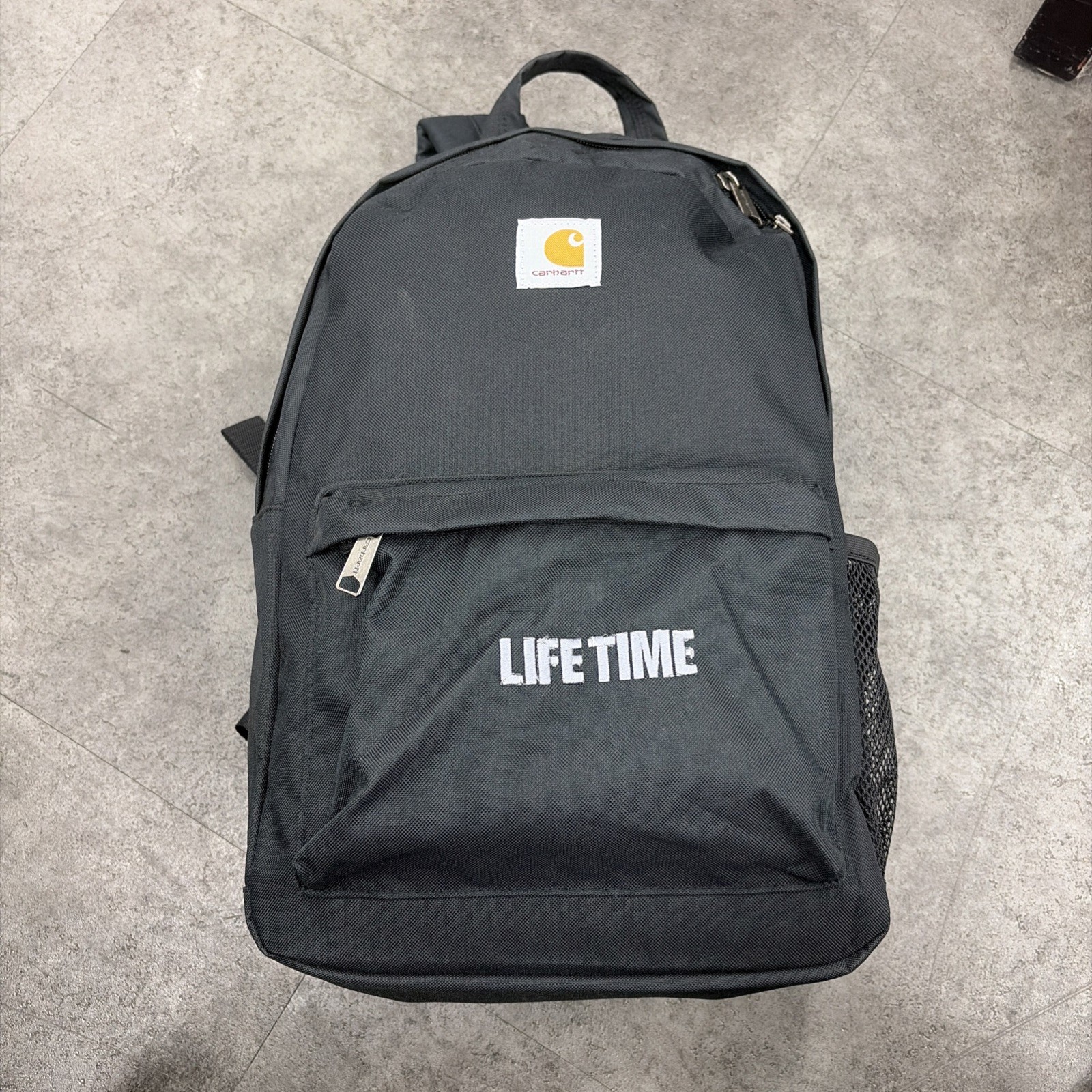Carhartt Black Canvas Backpack CB0411 Rain Defender Lifetime