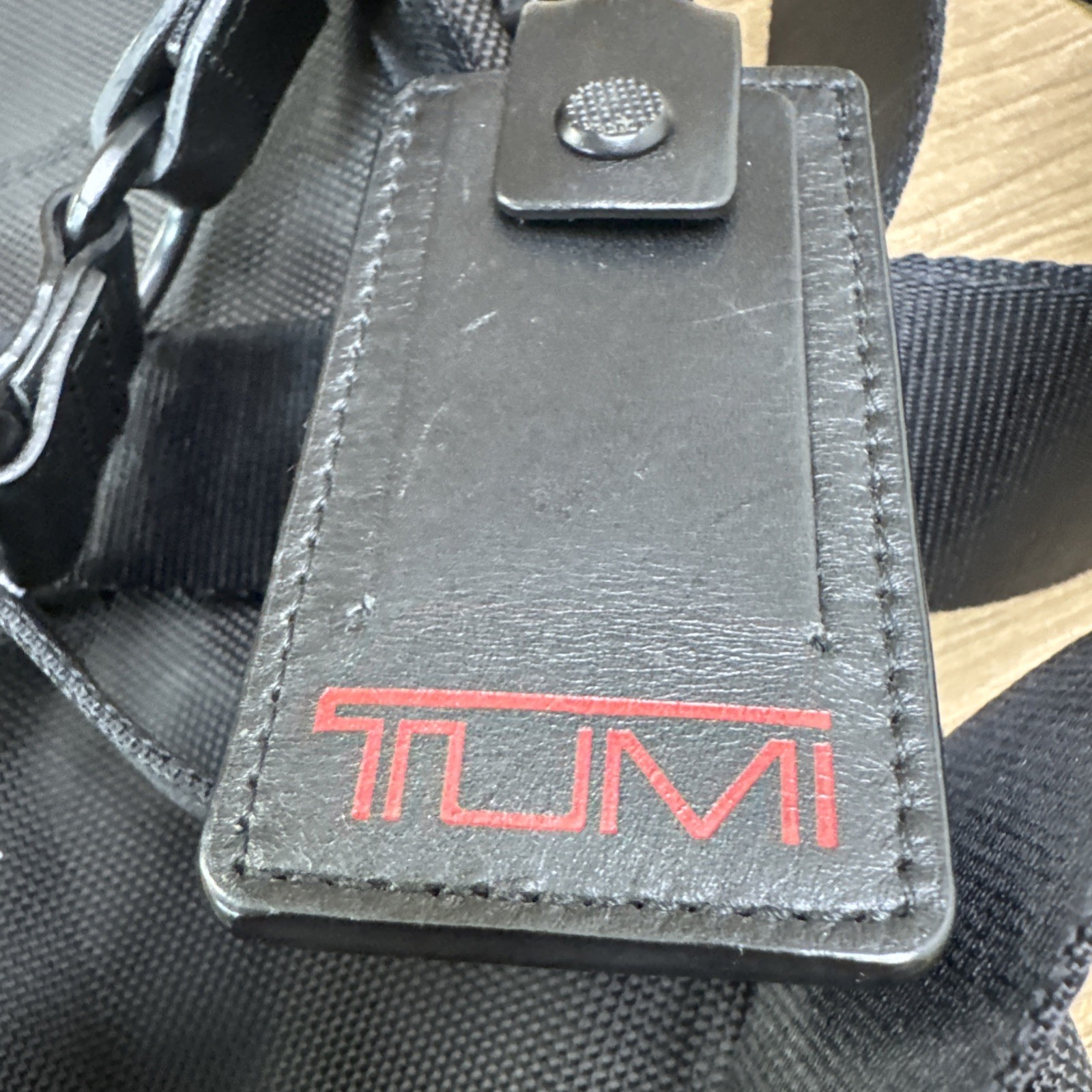 TUMI Alpha 2 22116D2 Black Ballistic Nylon Crossbody Bag Travel Shoulder Bag
