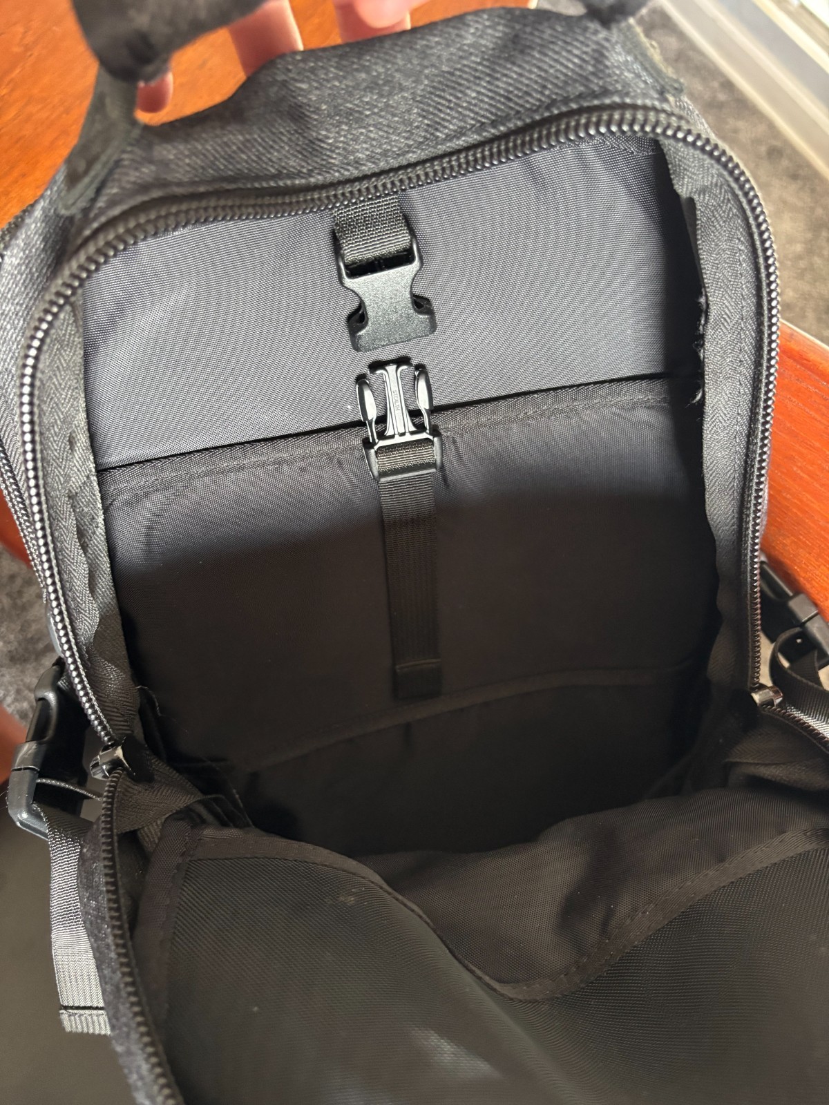 DSPTCH Black/Grey Heather Daypack Backpack Laptop Gym