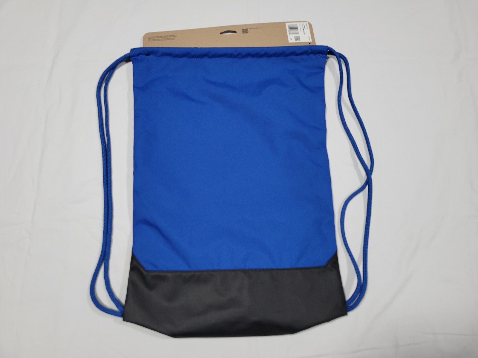 Nike Brasilia Drawstring Backpack Bag Training Gym Sports walk Sack Blue Black