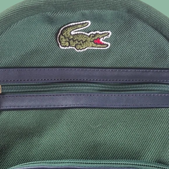LACOSTE Men/Kids Varsity Logo Backpack Bag (Size 15L) (9A6219-F9W)