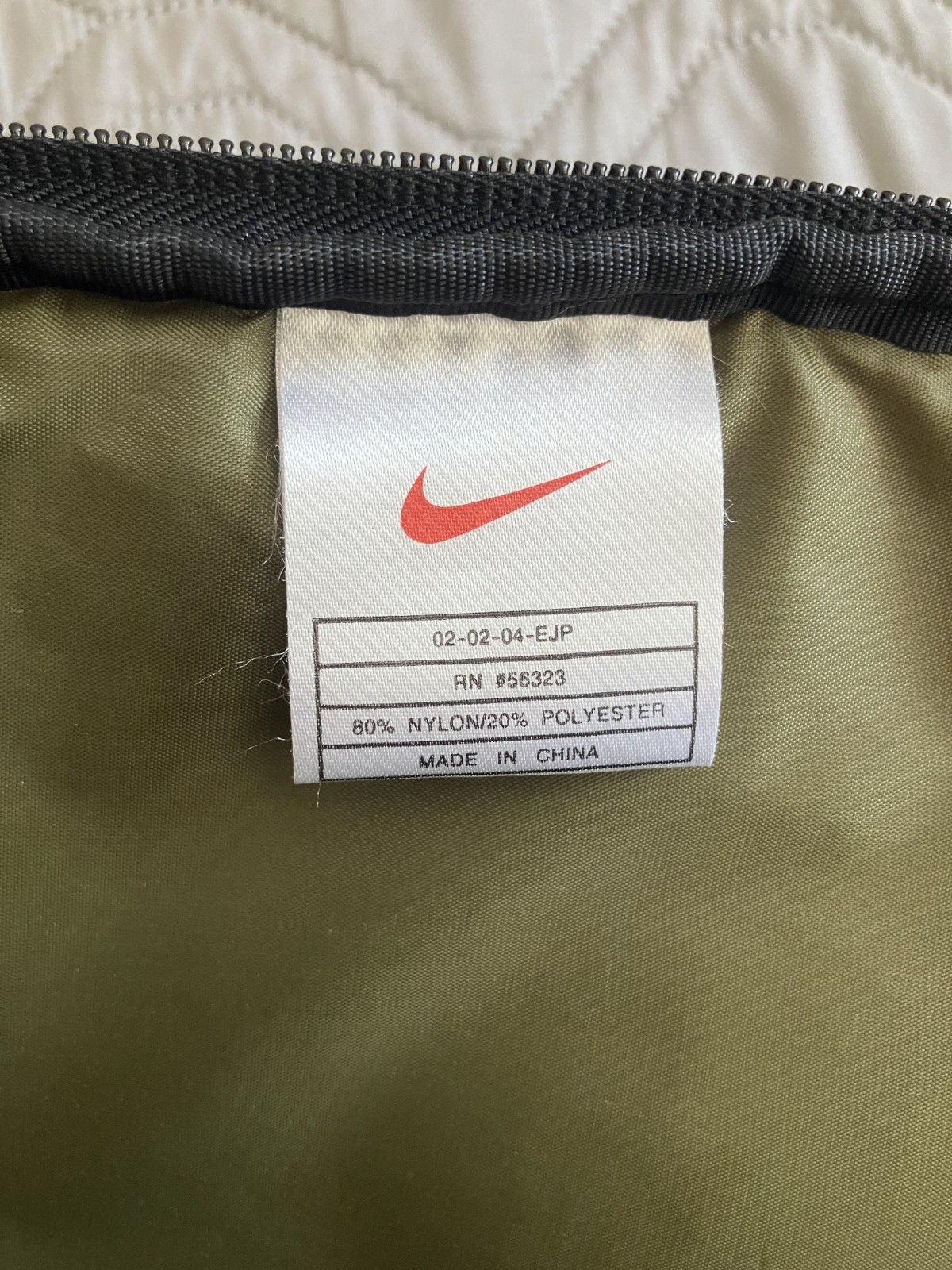 Vintage Nike -Y2K Tech Crossbody Messenger – Athletic Laptop Side Bag – Green