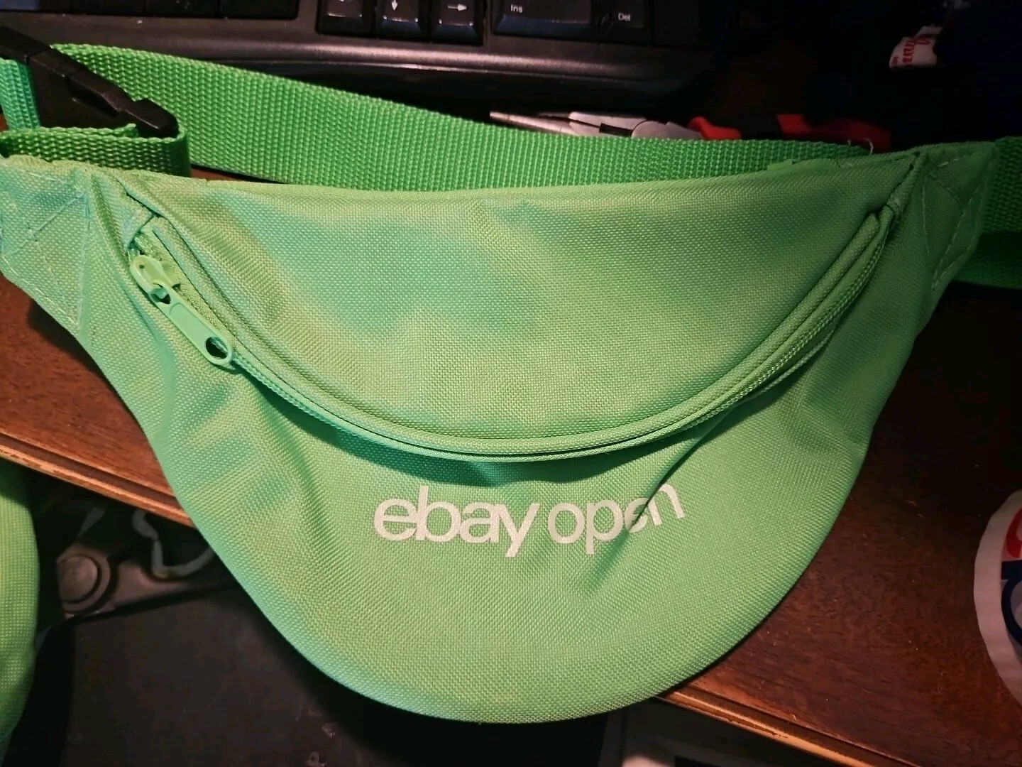 EBay Open Fanny Pack 2019 Neon Green Two Pocket
