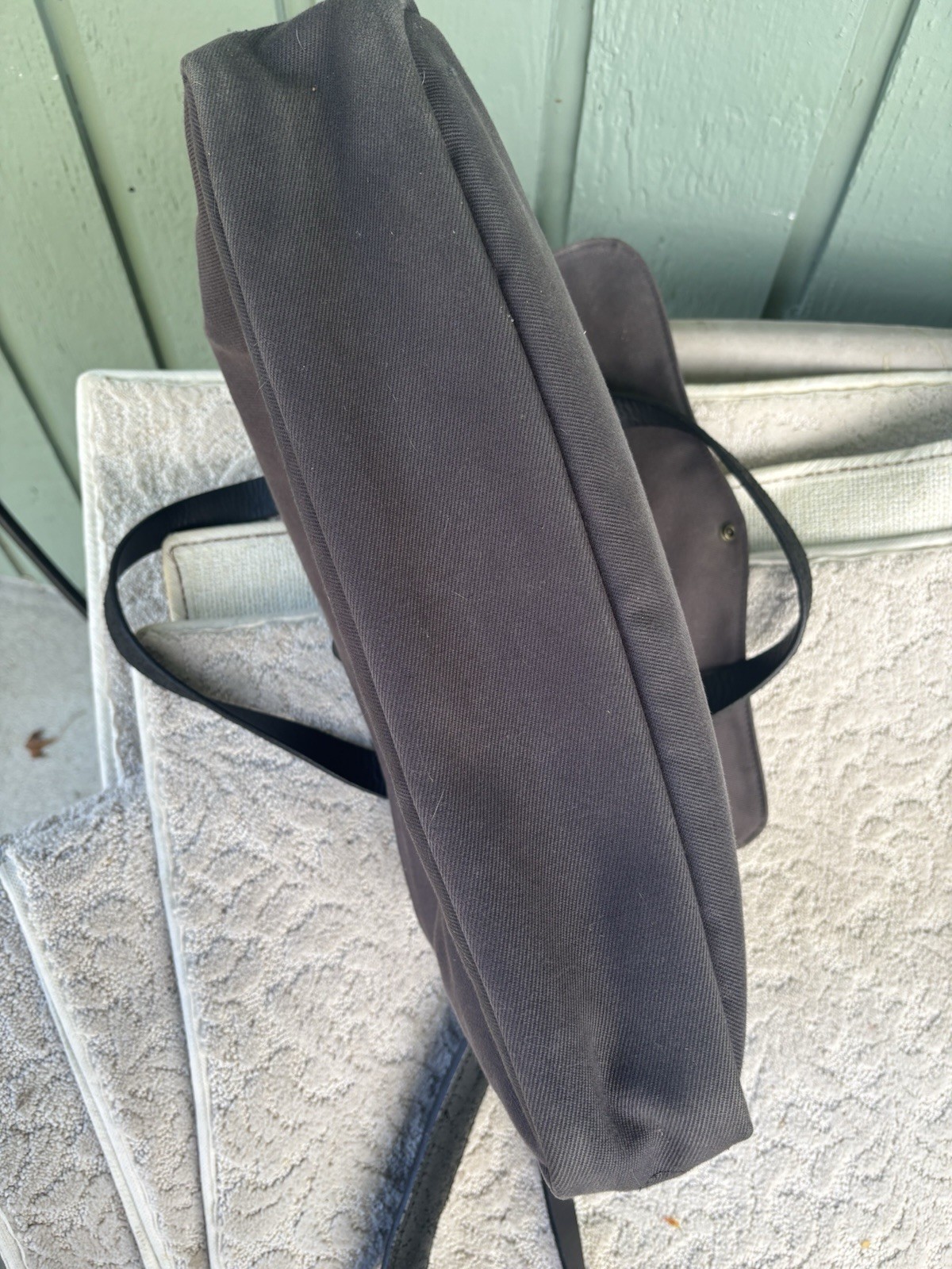 Filson 256 Original Briefcase Rugged Twill Bridal Leather USA Grey Laptop Bag