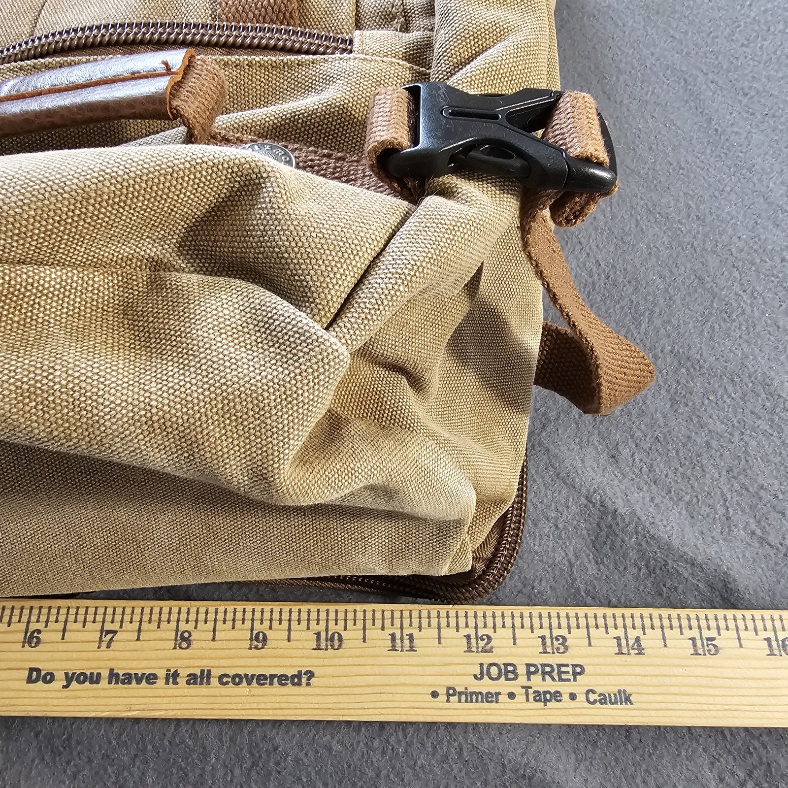 WITZMAN Canvas Backpack Travel Attatchè Large Laptop Bag Convertible Retro A519