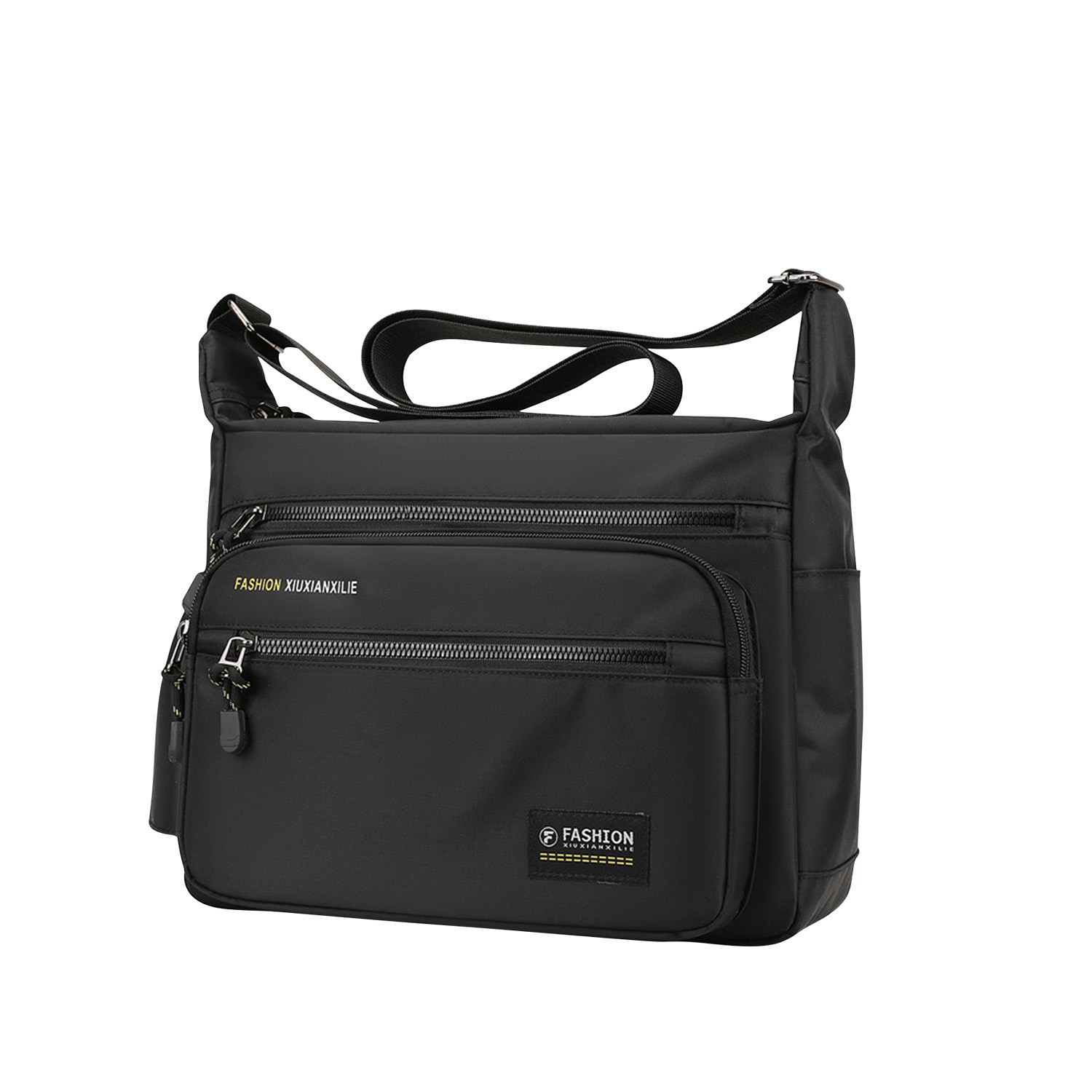 Large Men’s Sling Shoulder Bag, Durable Crossbody Pack for Daily Work & Travel
