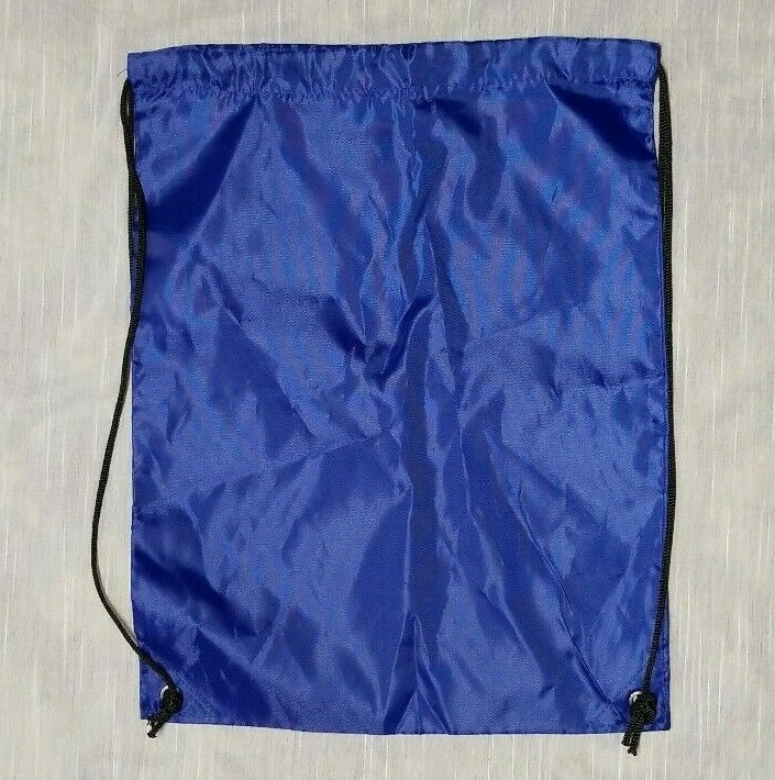 NYRR New York Road Runners Mighty Milers Blue drawstring Backpack