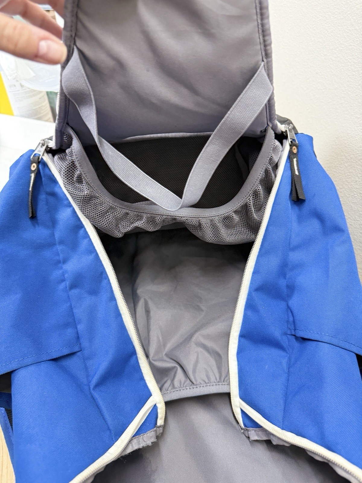 Nike Elite Quad Zip System Backpack Team 2.0 Blue Hoops Basketball Max Air