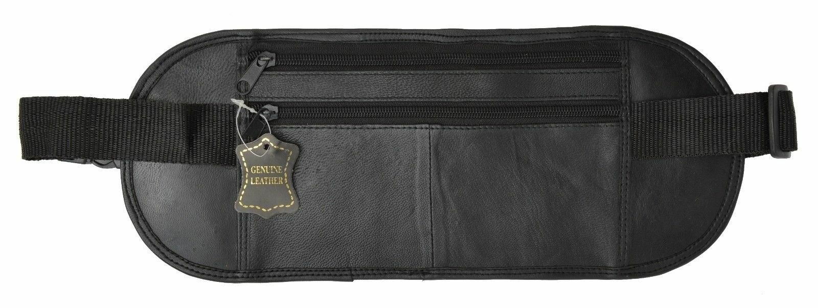 Genuine Leather Fanny Waist Concealed Money Hidden Belt Pack Super US Seller