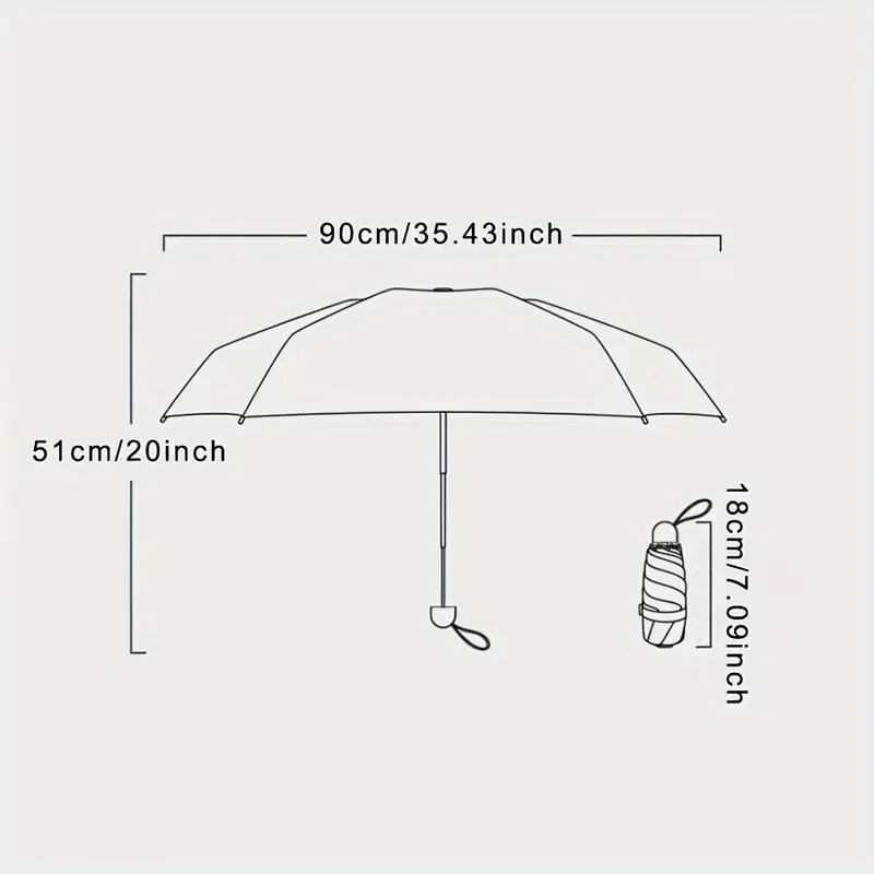 Clear Handbags With Side Bottle Pockets and 1pc Compact Mini Capsule Umbrella