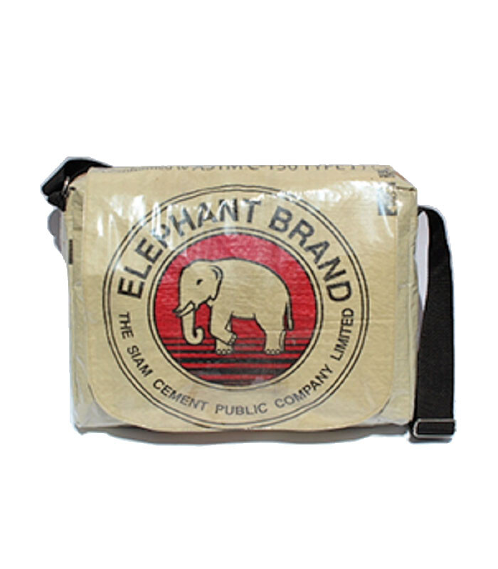 Fair Trade Elephant Brand Deluxe Messenger Bag handmade in Cambodia